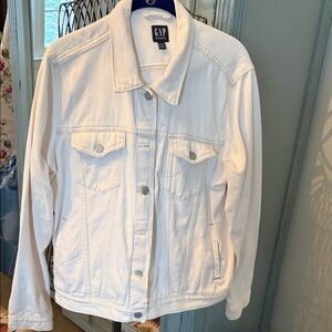 GAP Women's Cream Jean Jacket